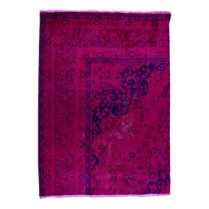 Handwoven Overdyed Vintage Rug, approx. 2 meters, SKU 991228