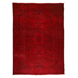 Handwoven Overdyed Vintage Rug, approx. 8 meters, SKU 1405141