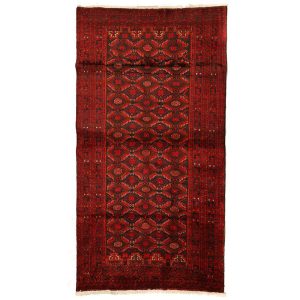Handwoven Old Turkmen Rug, approx. 2 meters, SKU 4101128