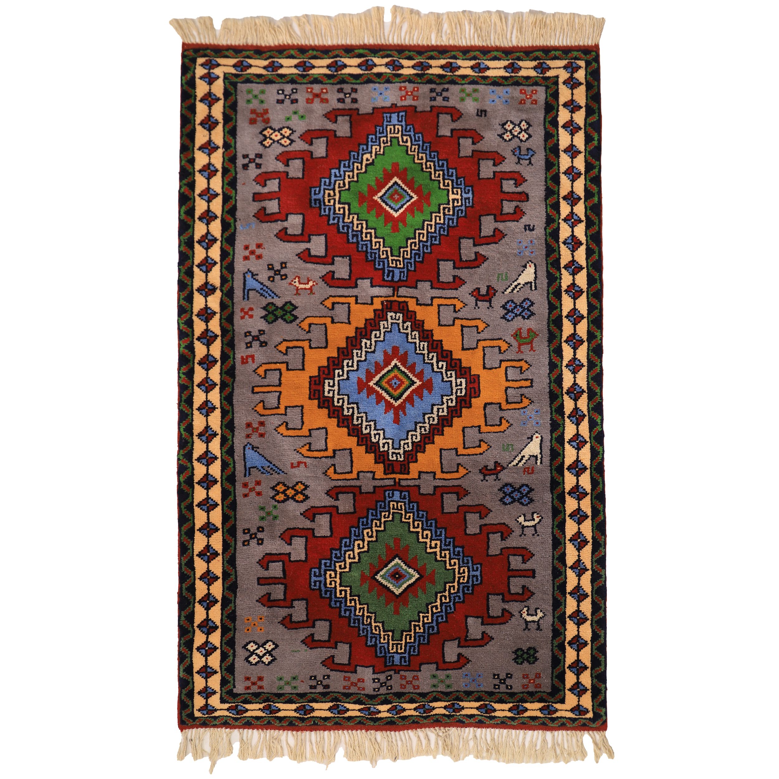 Handwoven Persian Khorasan Rug, approx. 2 meters, SKU 40201189