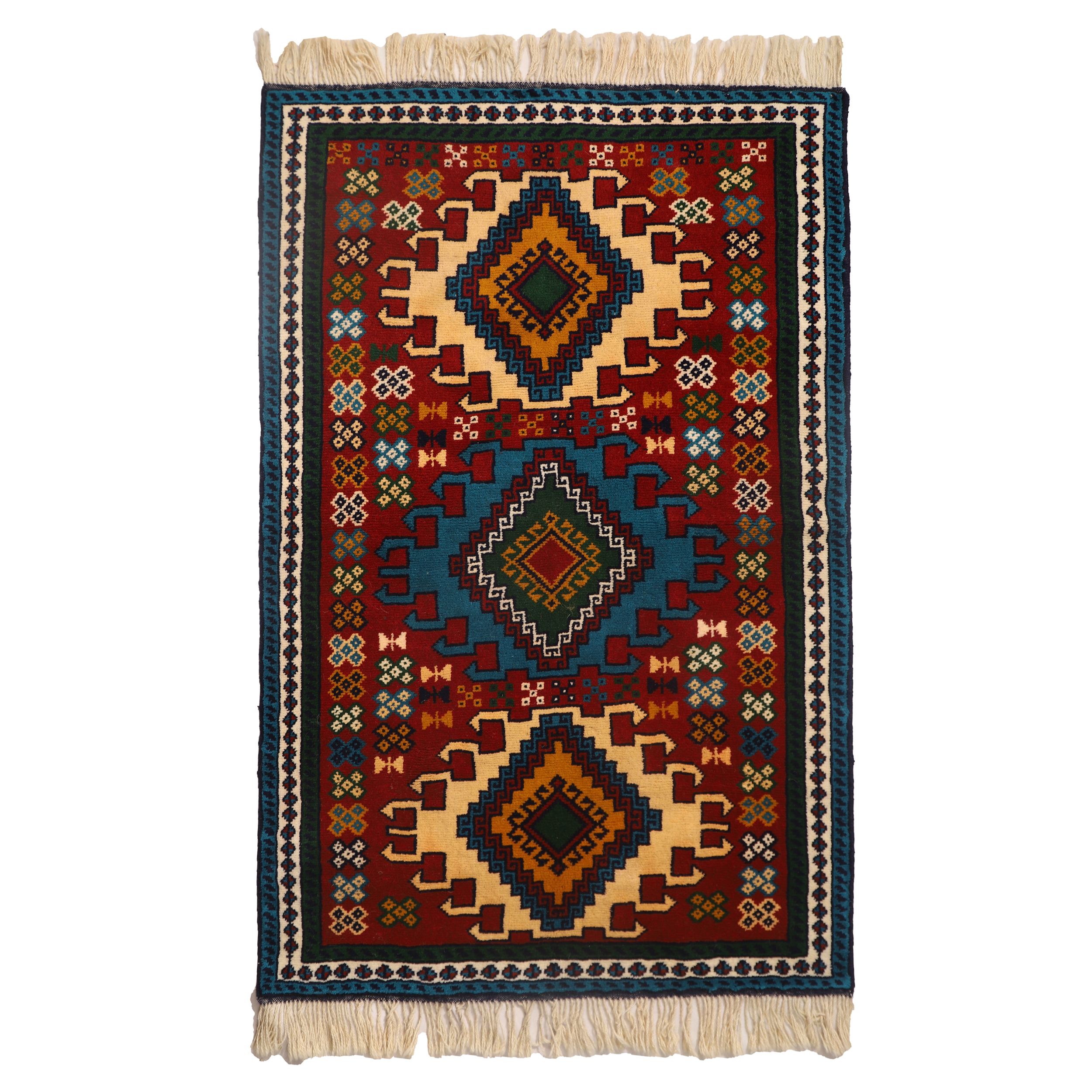 Handwoven Persian Khorasan Rug, approx. 2 meters, SKU 40201259